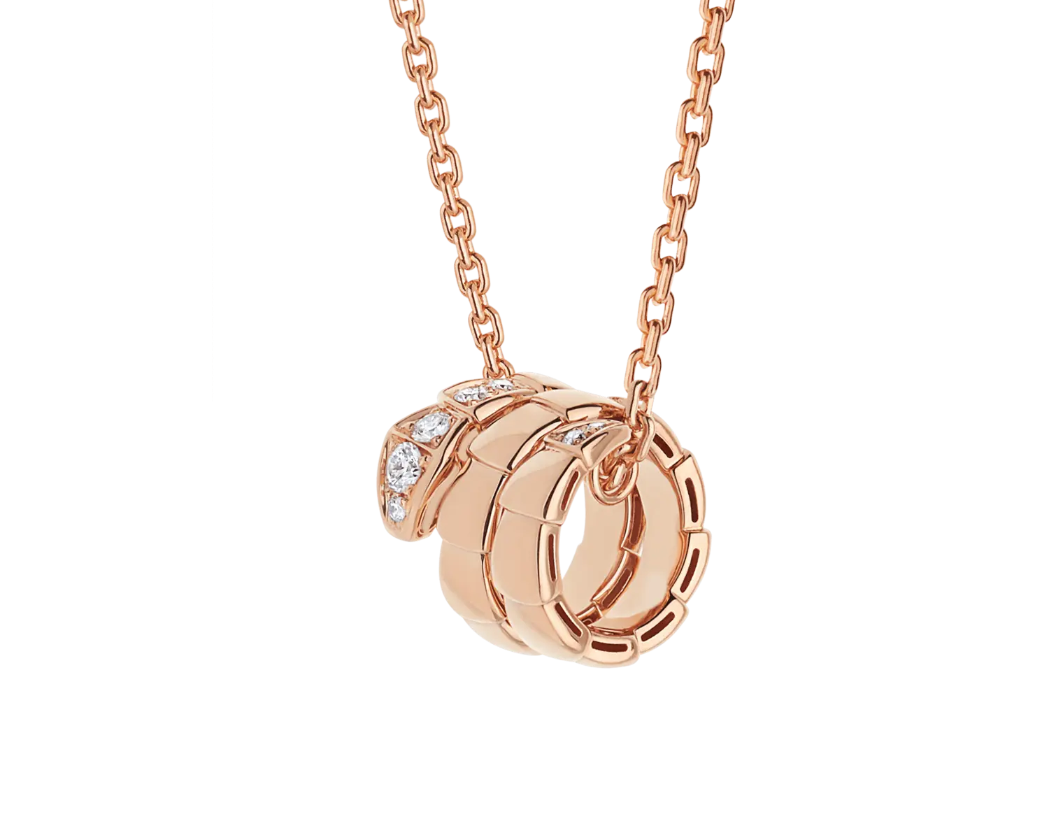 

Колье viper snake из розового золота и бриллиантов Bulgari