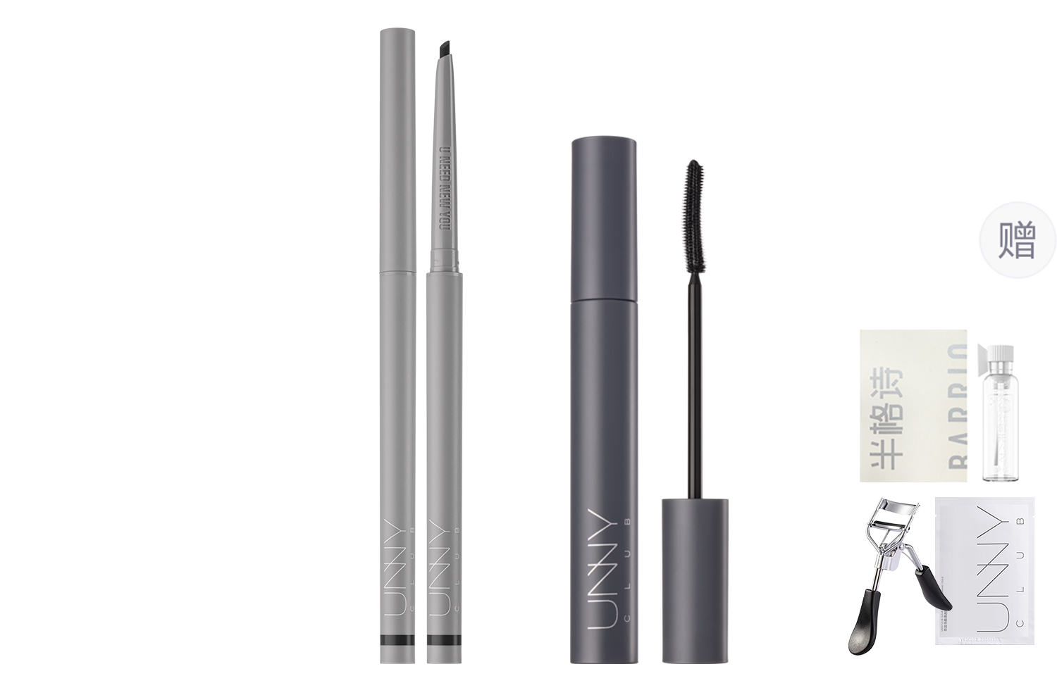 

Тушь для ресниц Unny с эффектом удлинения и завивки, подводка для глаз, косметический набор, стойкая, не размазывается, долговечная, естественный вид, не переходит на кожу UNNY CLUB