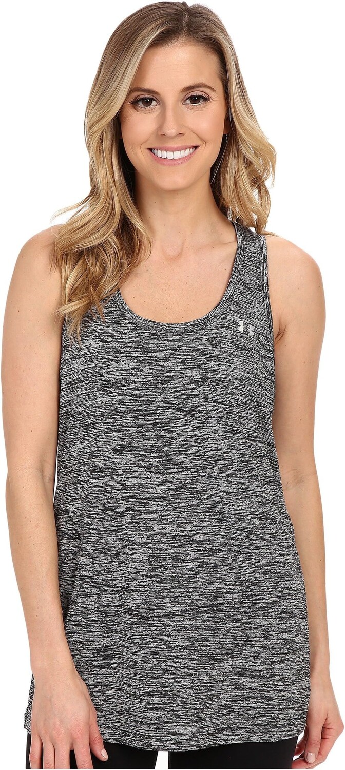 

Футболка Under Armour UA TechTank Top - Twist, цвет Black/Metallic Silver