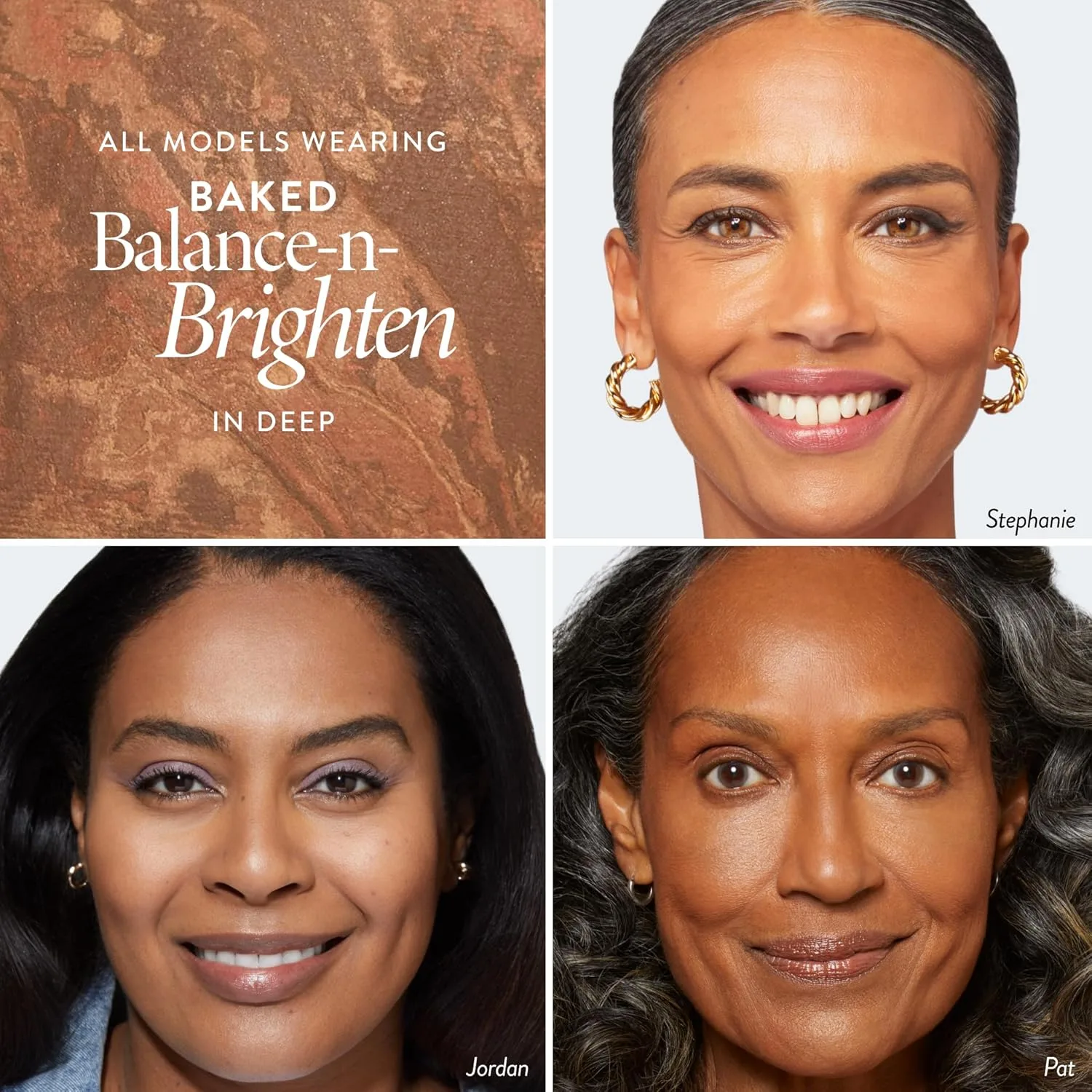 Набор Fast Face от LAURA GELLER NEW YORK: тональная пудра Baked Balance-n-Brighten, Deep + румяна Baked Blush-n-Brighten, Pink Buttercream + кисть Airbrush Kabuki + скошенная кисть для румян, pink — фото 2