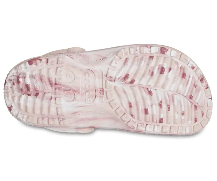 Классические мраморные сабо Crocs женские, цвет Quartz / Multi — фото 4
