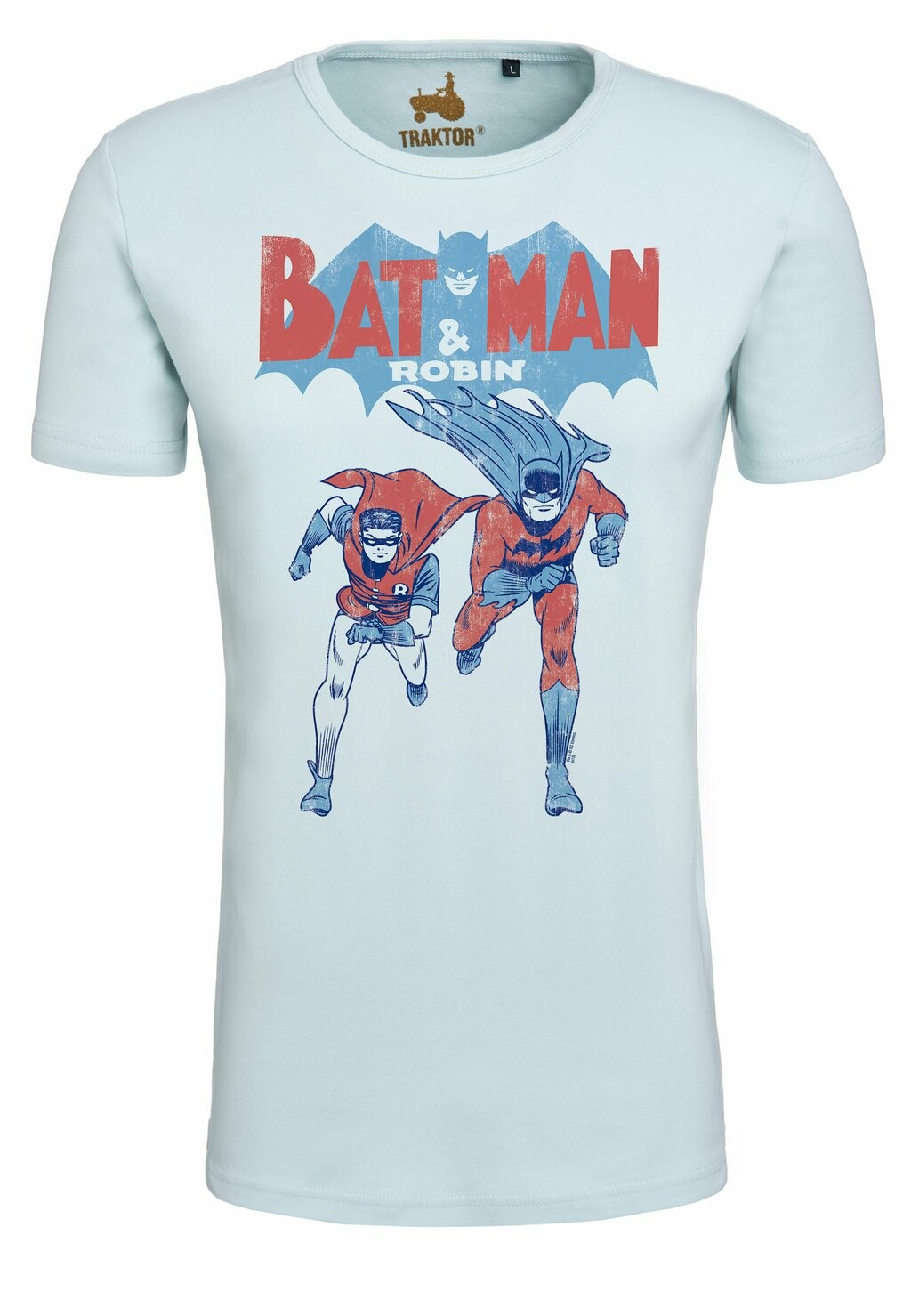 

Футболка с принтом BATMAN & ROBIN LOGOSHIRT, цвет hellblau