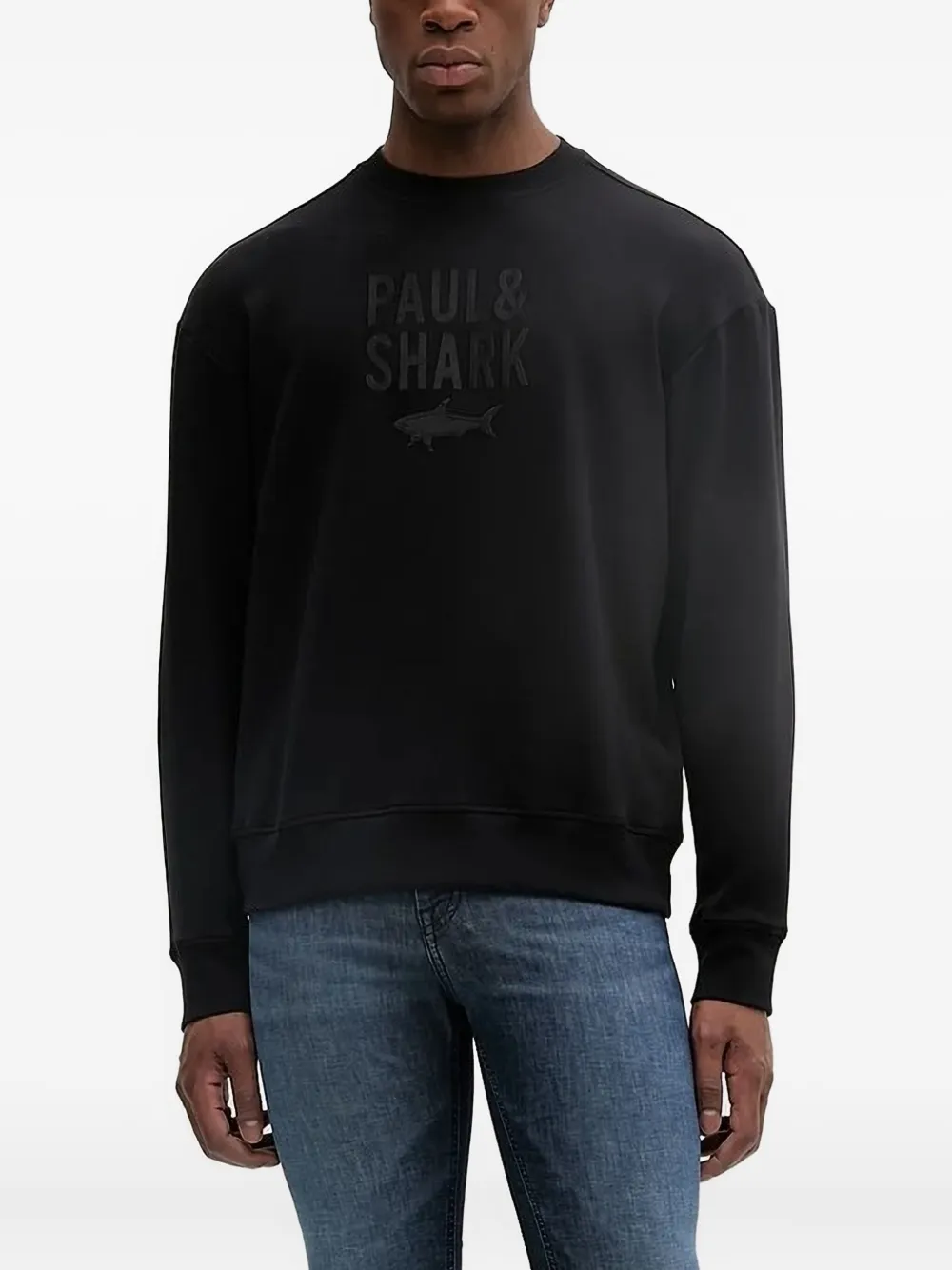 

Толстовка с вышитым логотипом Paul & Shark, черный