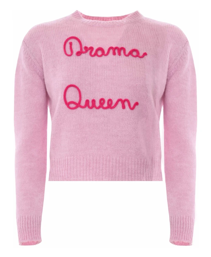 

Вышитая футболка с длинными рукавами и надписью Kocca, розовый