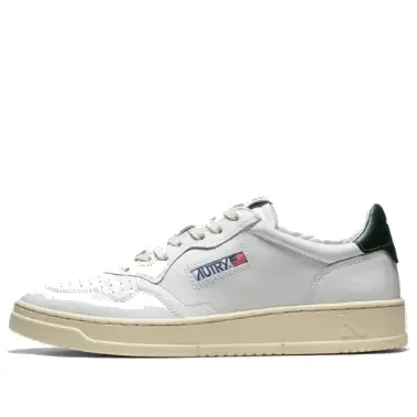 

Кроссовки medalist leather low 'white dark green' Autry, белый