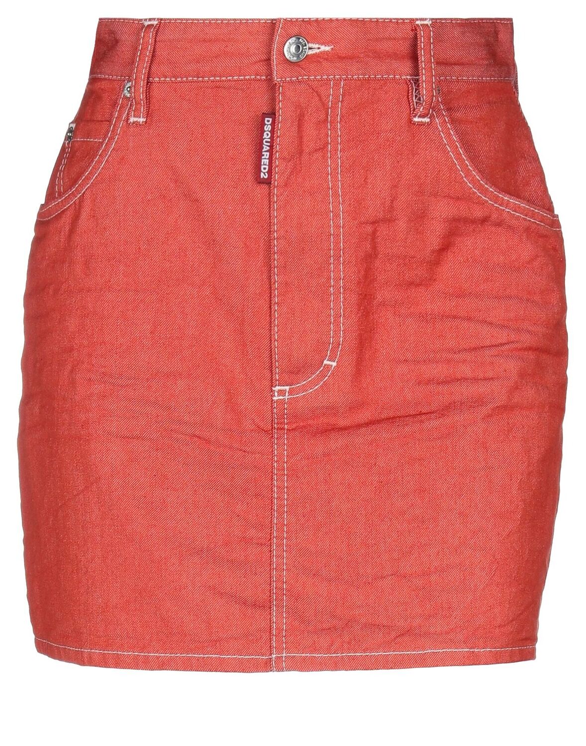 

Джинсовая юбка Dsquared2, оранжево-коричневый