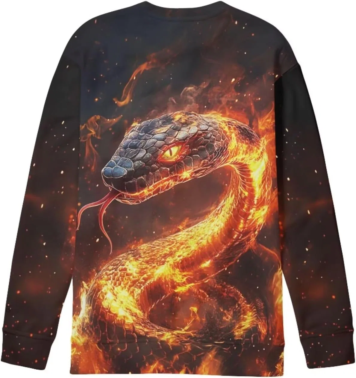 Детский свитшот ZPINXIGN, Fire Snake Cool — фото 4