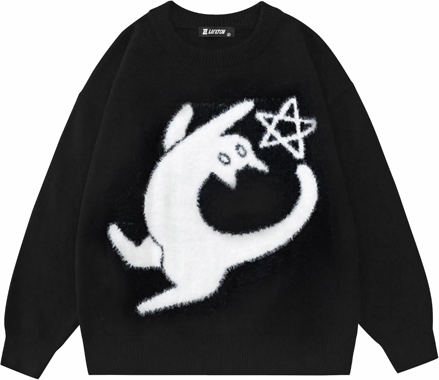 

Мужской свитер с принтом Unisex, оверсайз Laixton