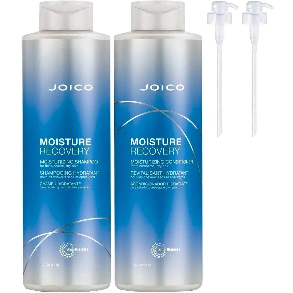 Набор для ухода за сухими волосами Joico Moisture Recovery: шампунь и кондиционер, 2 x 1000 мл Joico