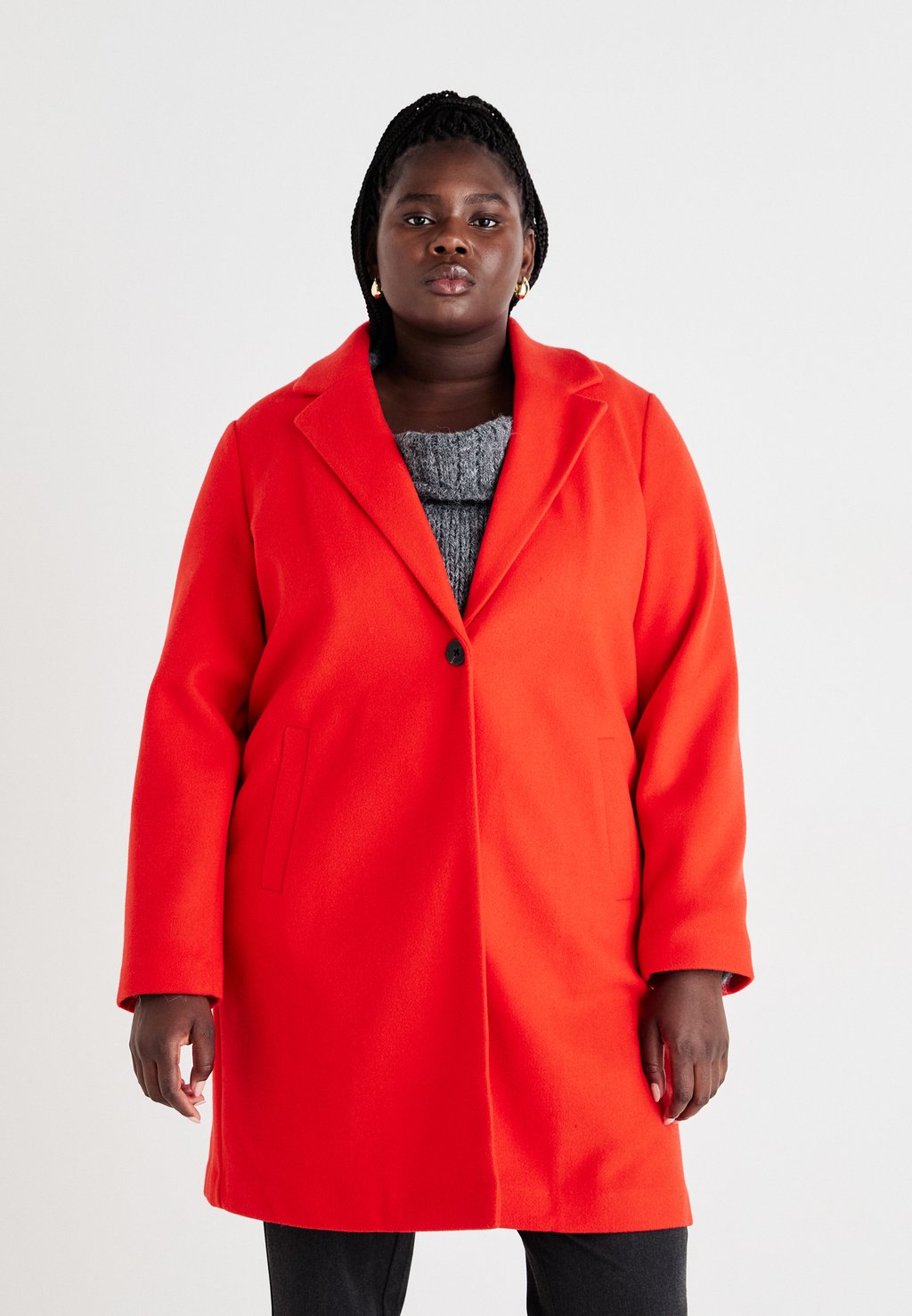 

Классическое пальто VMCVINCEMARI COAT Vero Moda Curve, красный