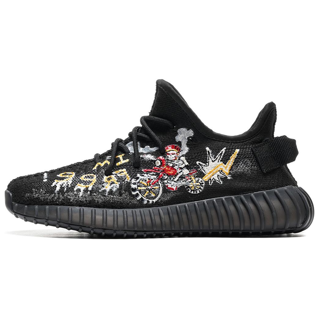 

Кроссовки Yeezy Boost 350 V2 Lifestyle унисекс с низким верхом черного цвета Adidas Originals