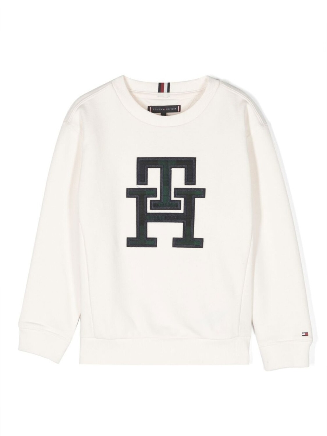 

Толстовка с нашивкой-логотипом Tommy Hilfiger Junior, белый