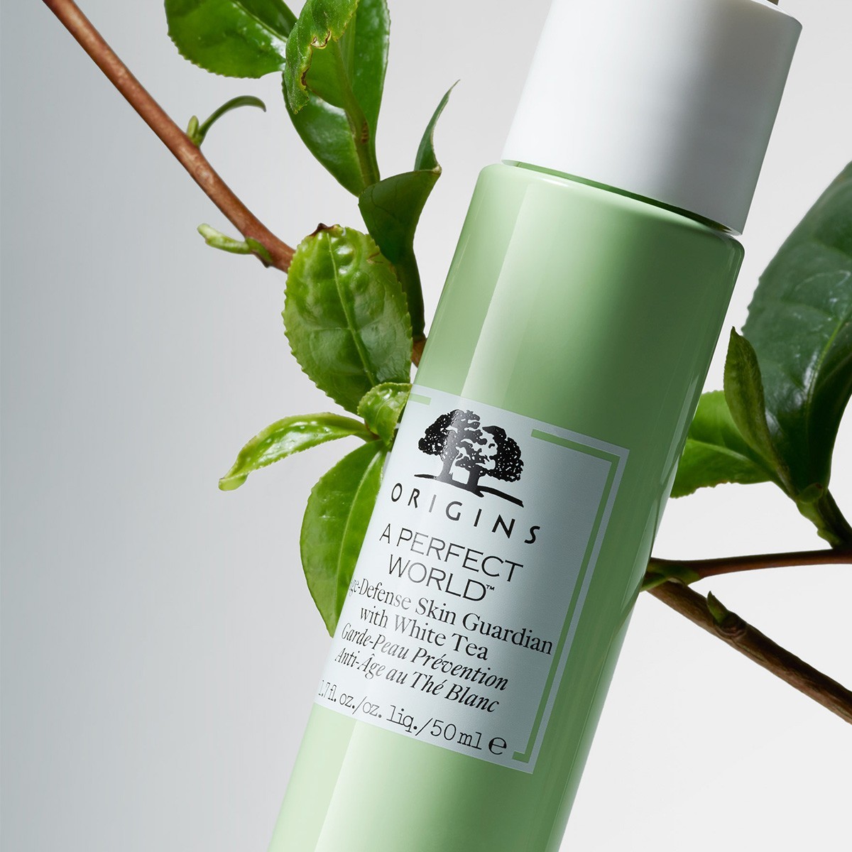 Сыворотка для лица a perfect world a perfect world age-defense skin guardian with white tea Origins, объем 50 мл. — фото 3