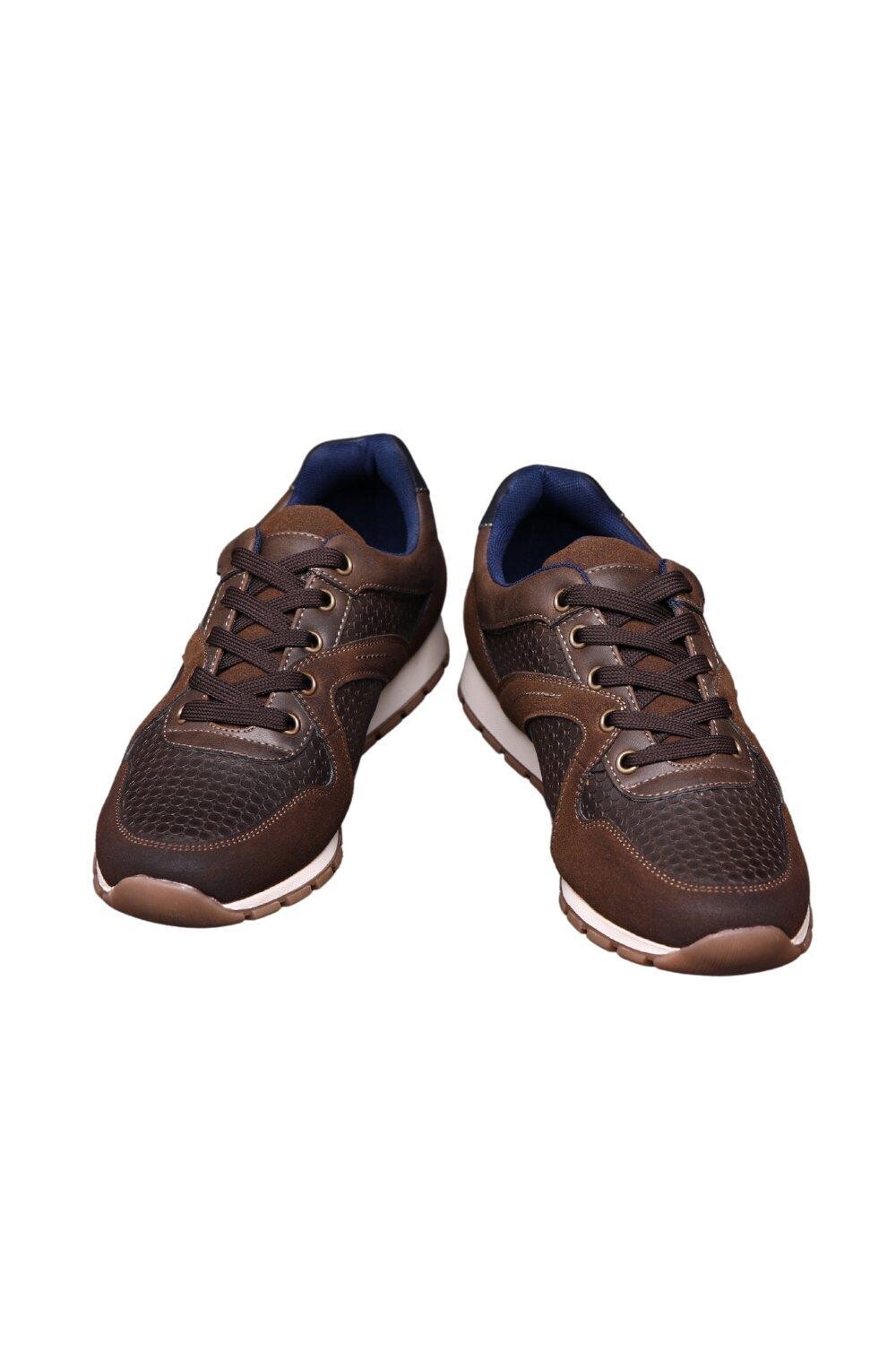 Повседневная комфортная классическая обувь в деловом стиле TOP STAKA SHOES, коричневый — фото 4