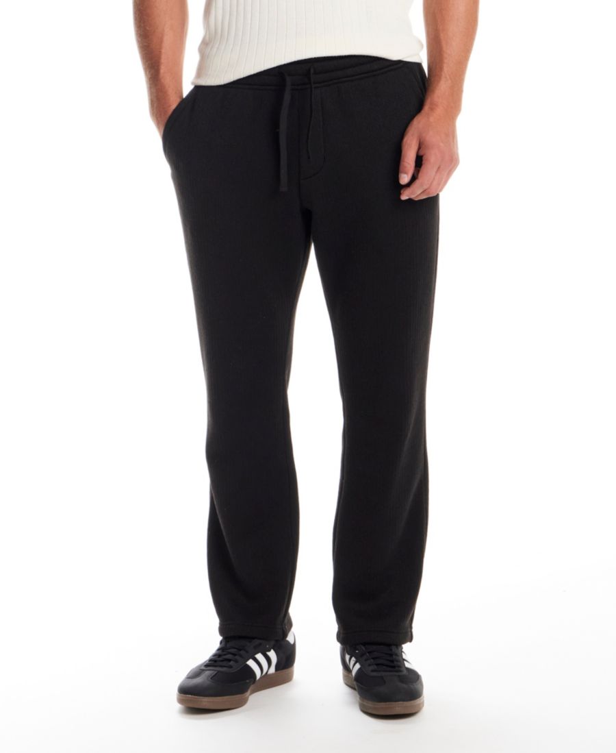 

Мужские ребристые брюки на шнуровке Vintage & Black, Black