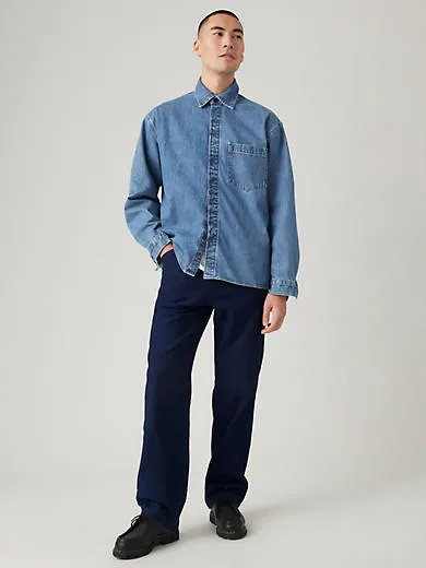 

Свободные мужские брюки плотника levi's wellthread, цвет Blossoming Blues - Medium Wash