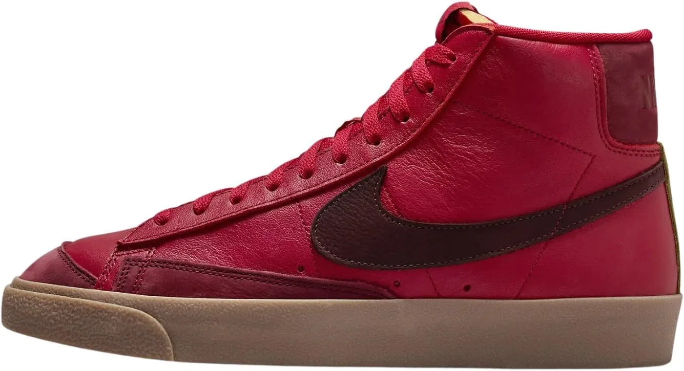 Кроссовки Nike Blazer Mid '77 VNTG, красные/бордовые/мох
