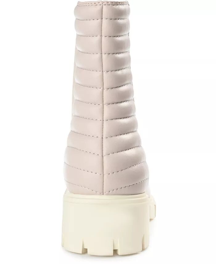 Женские ботильоны Tatiana с эластичной подошвой Gore Lug Sole Journee Collection, коричневый/бежевый — фото 4