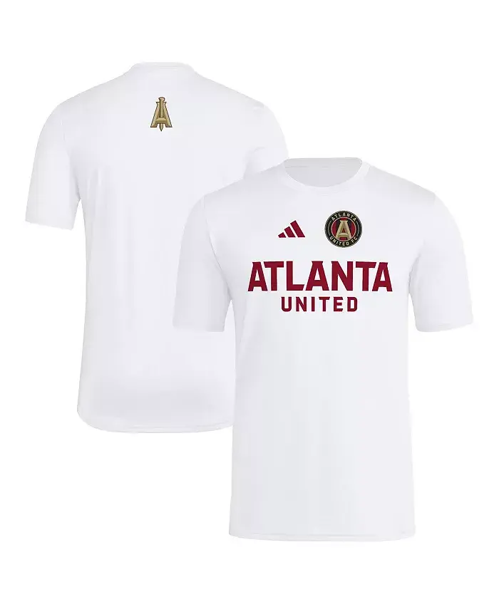 

Мужская белая футболка Atlanta United FC 2025 Hook AEROREADY adidas