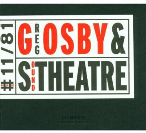 

CD диск Osby, Greg: Greg Osby and Sound Theatre