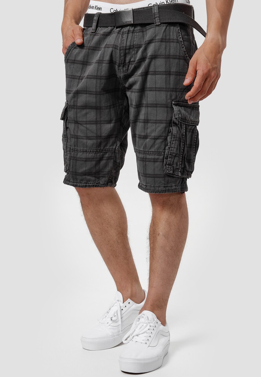 

Обычные брюки-карго INDICODE JEANS Monroe Cargo ZA, серый