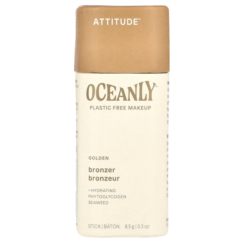 

ATTITUDE, Oceanly , бронзер, золотой, 8,5 г (0,3 унции)