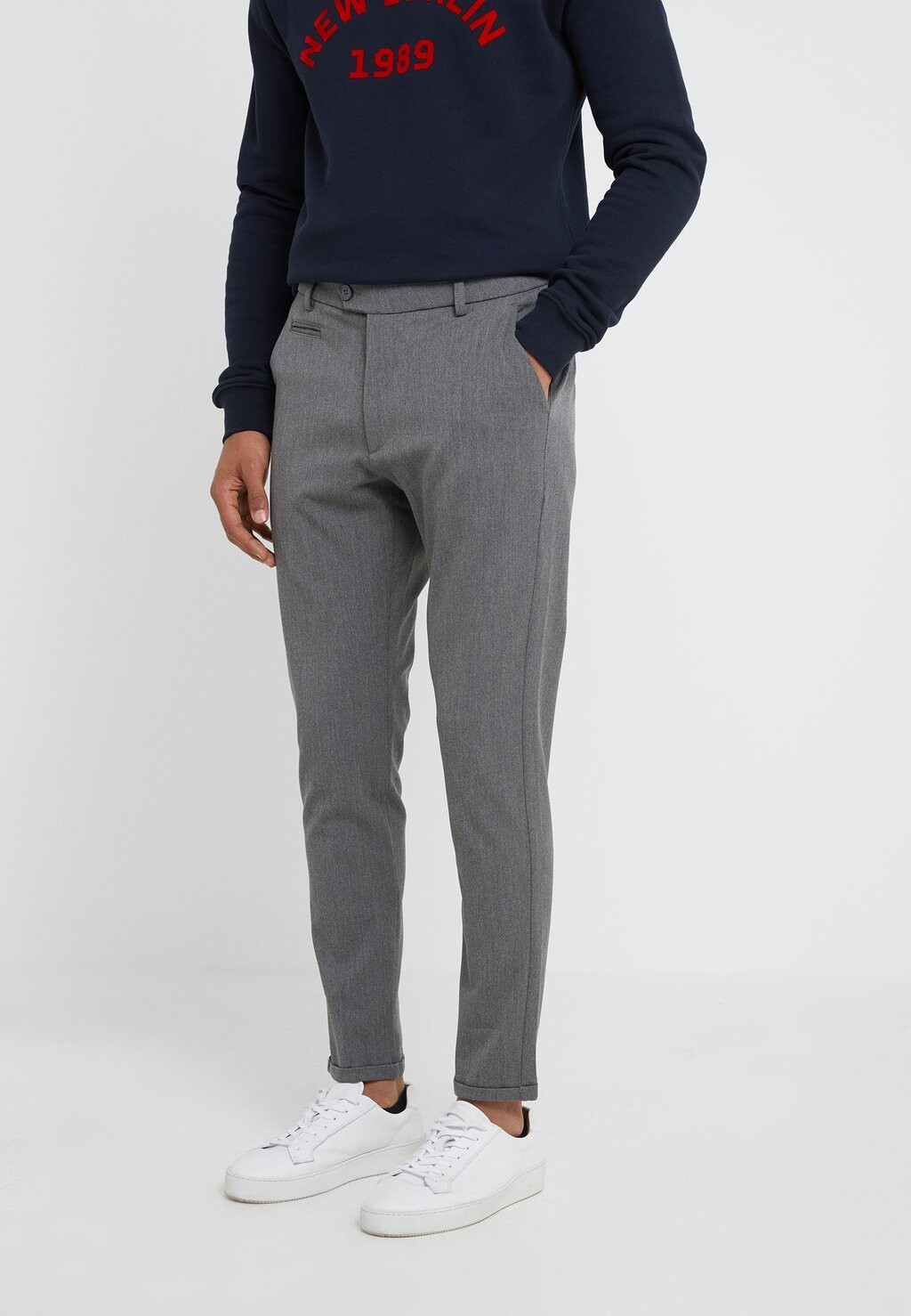 

Брюки Suit Pants Como Les Deux, цвет grey melange