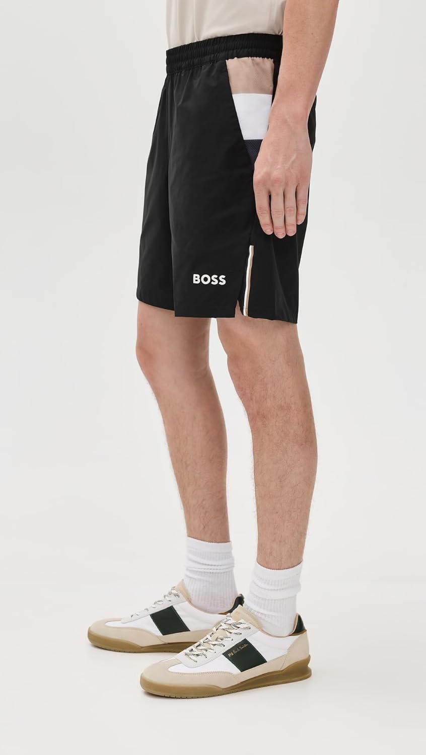 BOSS Мужские шорты S_T-Match 9", Black Gloss — фото 4