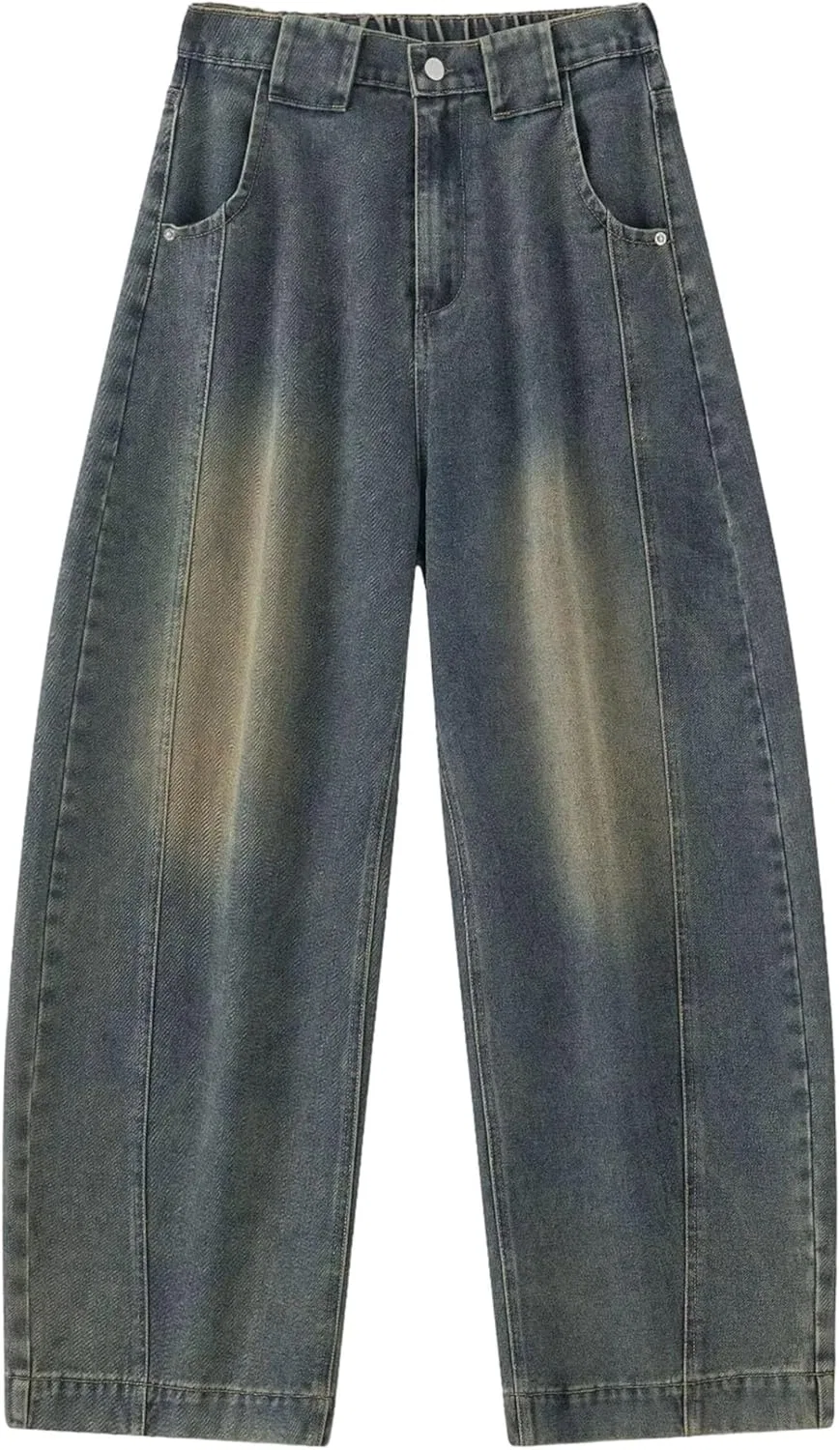 Джинсы свободные Baggy Hip Hop, Retro Blue