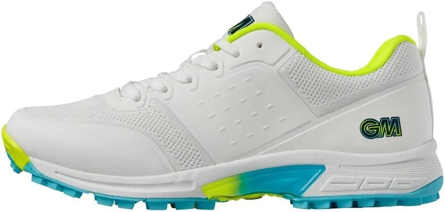 Крикетные кроссовки Gunn & Moore Aion унисекс, White Fluro Yellow Blue — фото 2