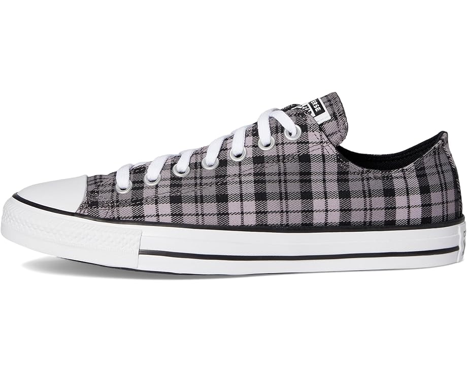 Кеды Converse Chuck Taylor All Star Plaid, цвет Black/Altitude Lilac/White — фото 4