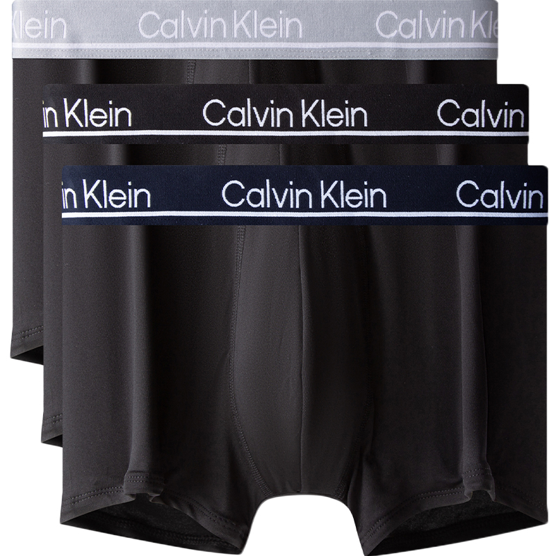 

Calvin Klein Трусы мужские 3 шт черные с черной окантовкой/черные с темно-синей окантовкой/черные с серой окантовкой, EMA-черная основа черный пояс/черная подошва темно-синий край/черная подошва серый край