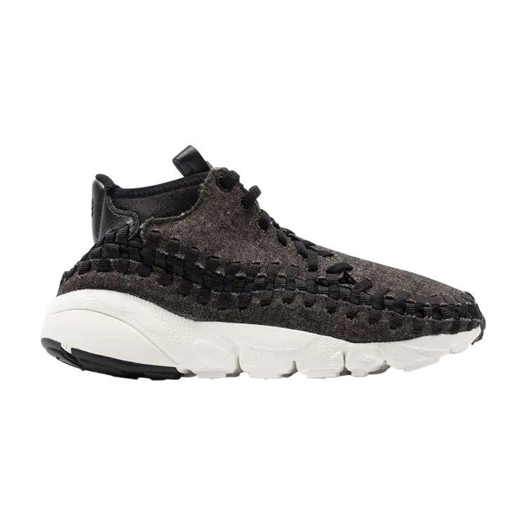 

Кроссовки Nike Air Footscape Woven Chukka 'Black Ivory', черный, Черный;серый, Кроссовки Nike Air Footscape Woven Chukka 'Black Ivory', черный