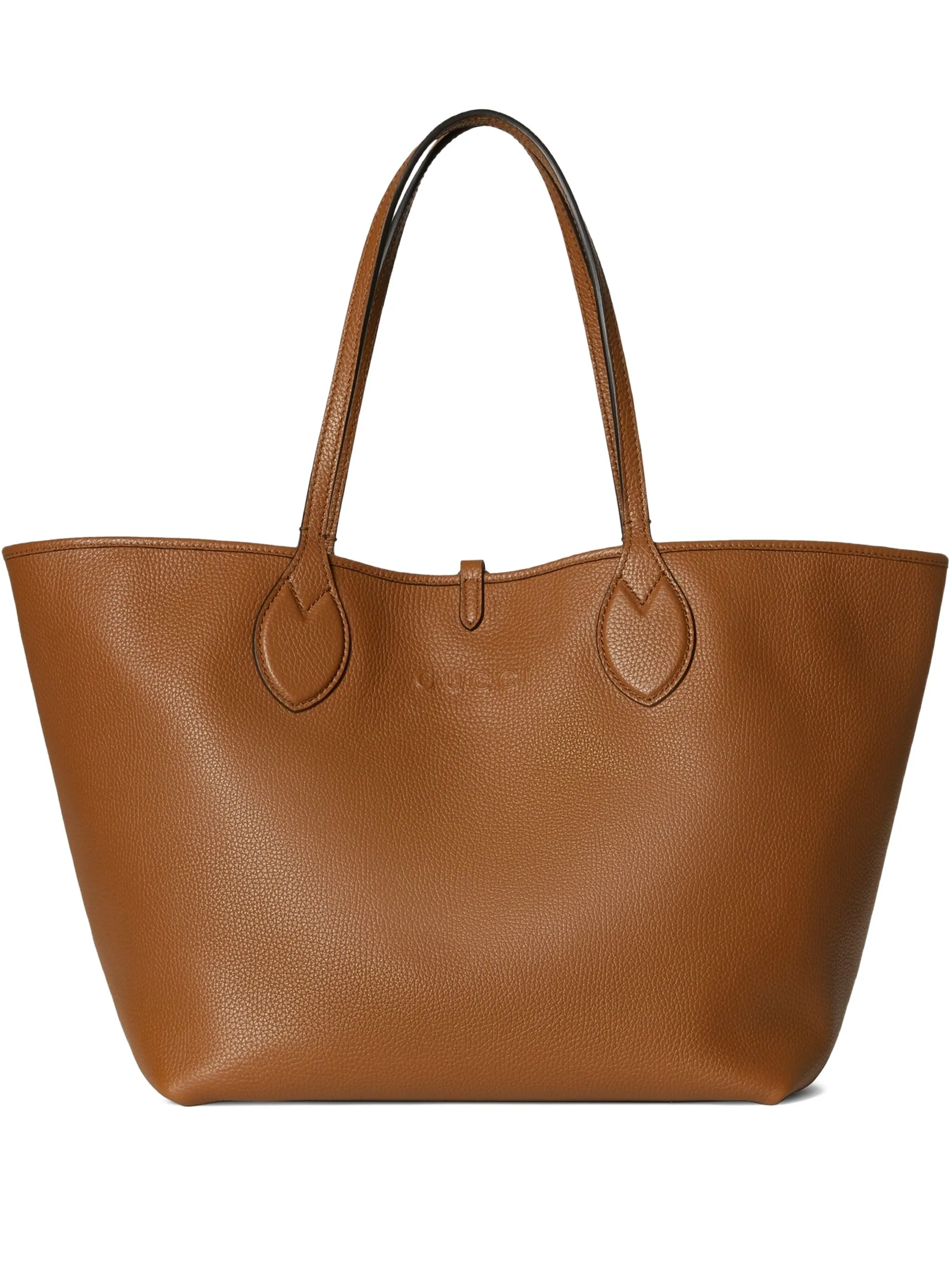 

Двусторонняя сумка-тоут с узором GG Gucci, коричневый