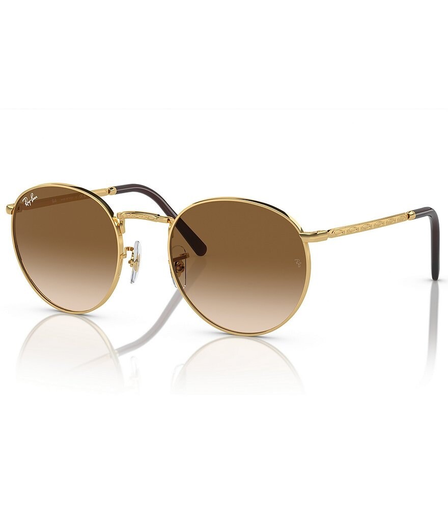 

Новые круглые солнцезащитные очки унисекс Ray-Ban Phantos 53 мм, золотой