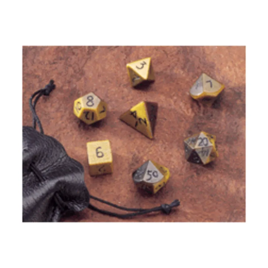 

Тигровый глаз (7) с мешочком, Dwarven Stones - Dice Carved From Real Stone - 12mm