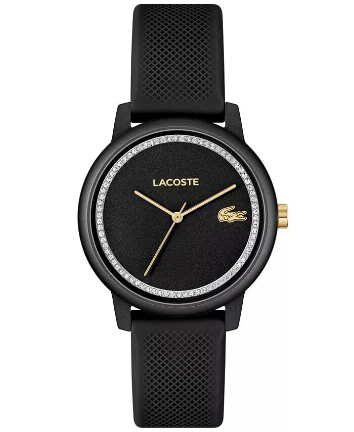 

Женские часы L.12.12 Go Quartz с черным силиконовым ремешком, 36 мм Lacoste