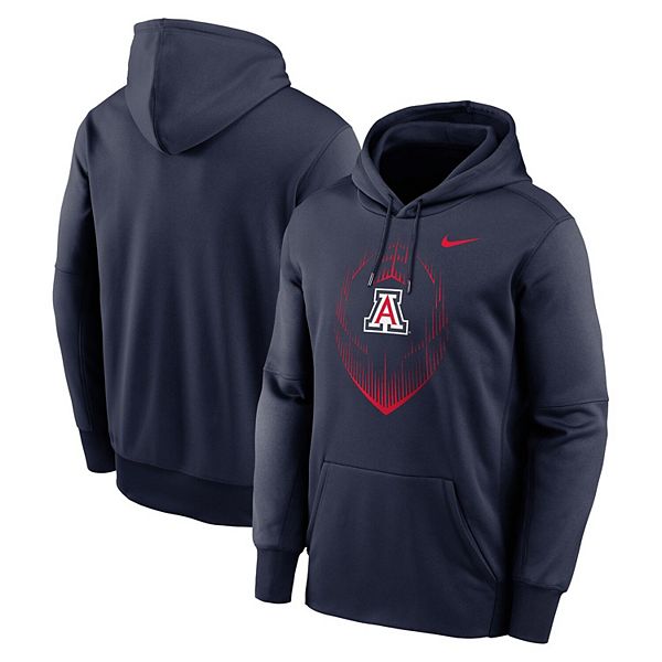 Толстовка с капюшоном мужская navy Arizona Wildcats Icon Football Performance Nike