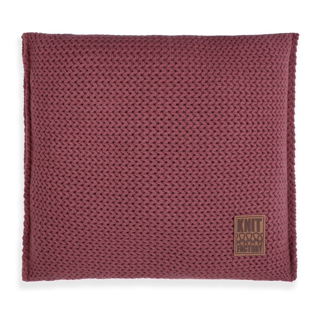 

Подушка Knit Factory Maxx - Каменно-красный - 50x50 см