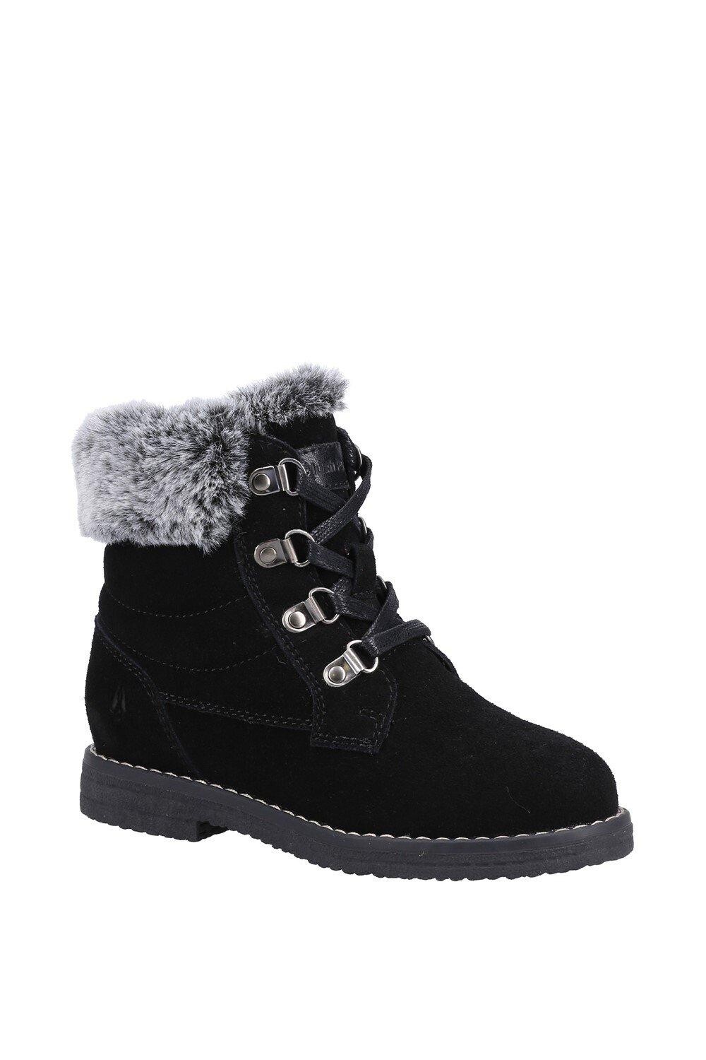 

Замшевые ботинки Mini Florence Hush Puppies, черный