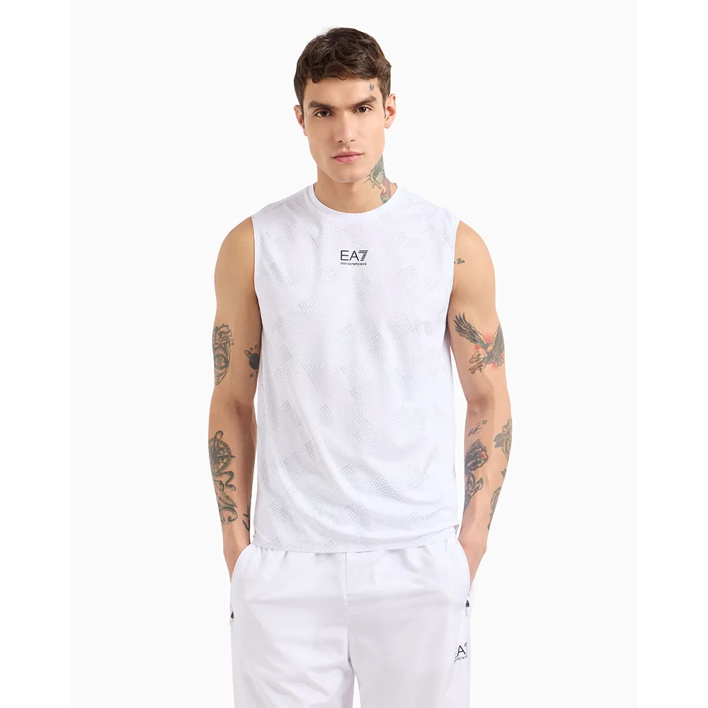 

Футболка без рукавов EA7 EMPORIO ARMANI 7M000171_AF13758, белый