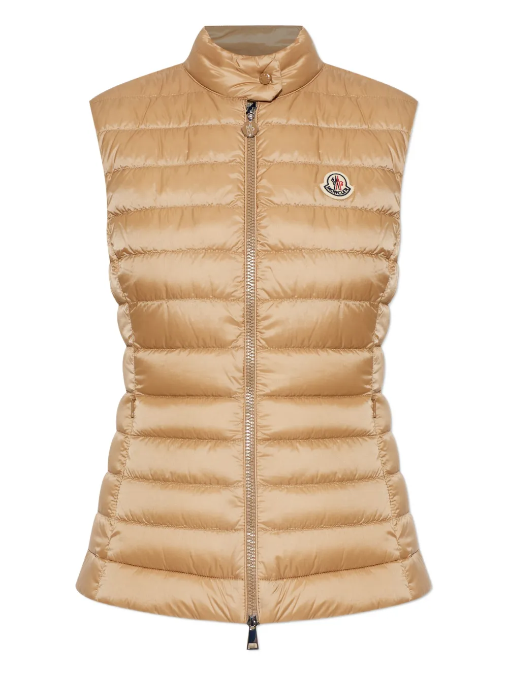 

Куртка на молнии с логотипом Igens Moncler, бежевый