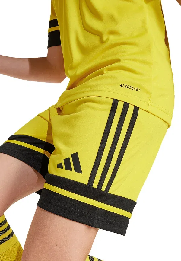 Шорты молодежные Squadra Adidas Performance, желто-черные — фото 3