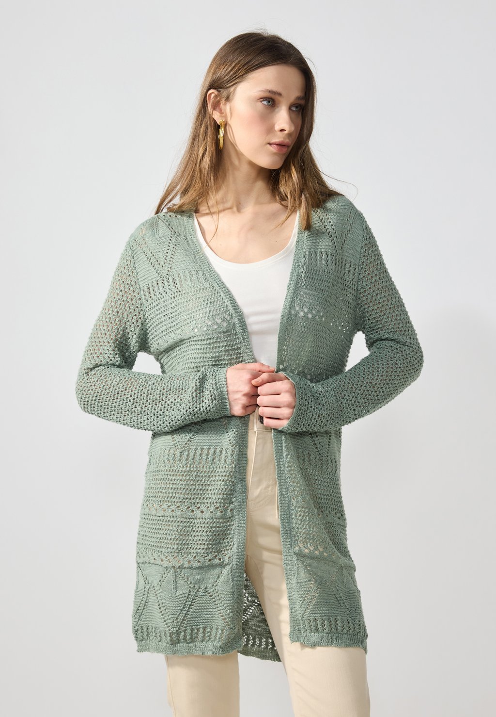 

Кардиган Anna Field by Zalando, светло-зеленый