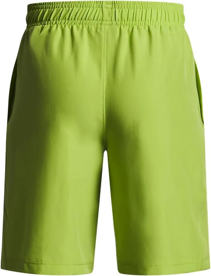 Детские шорты Under Armour Performance Woven Shorts, (326) Green Vibe//Black — фото 2