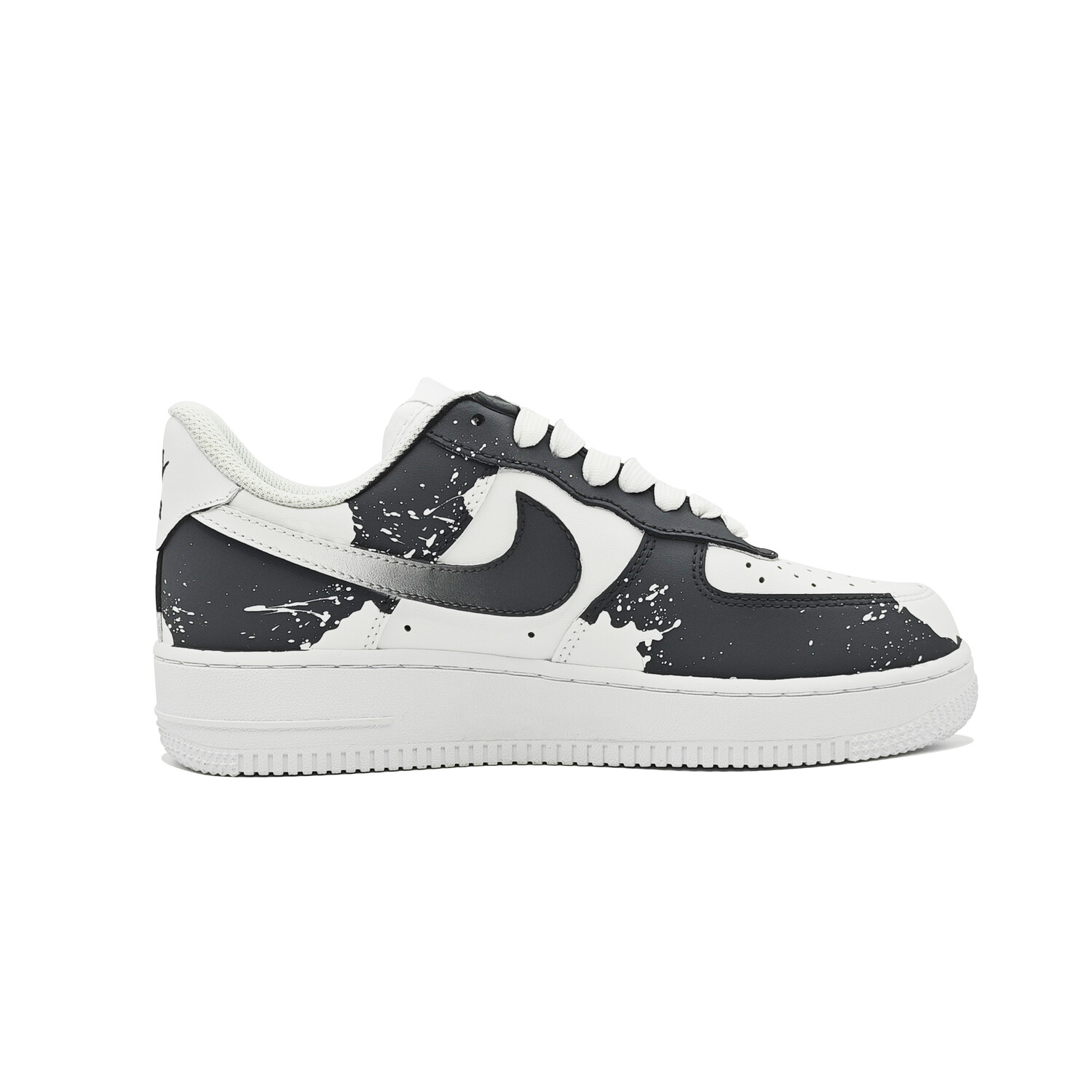 

Кроссовки Nike Air Force 1 Skateboarding Shoes Women's Low-top White, черный