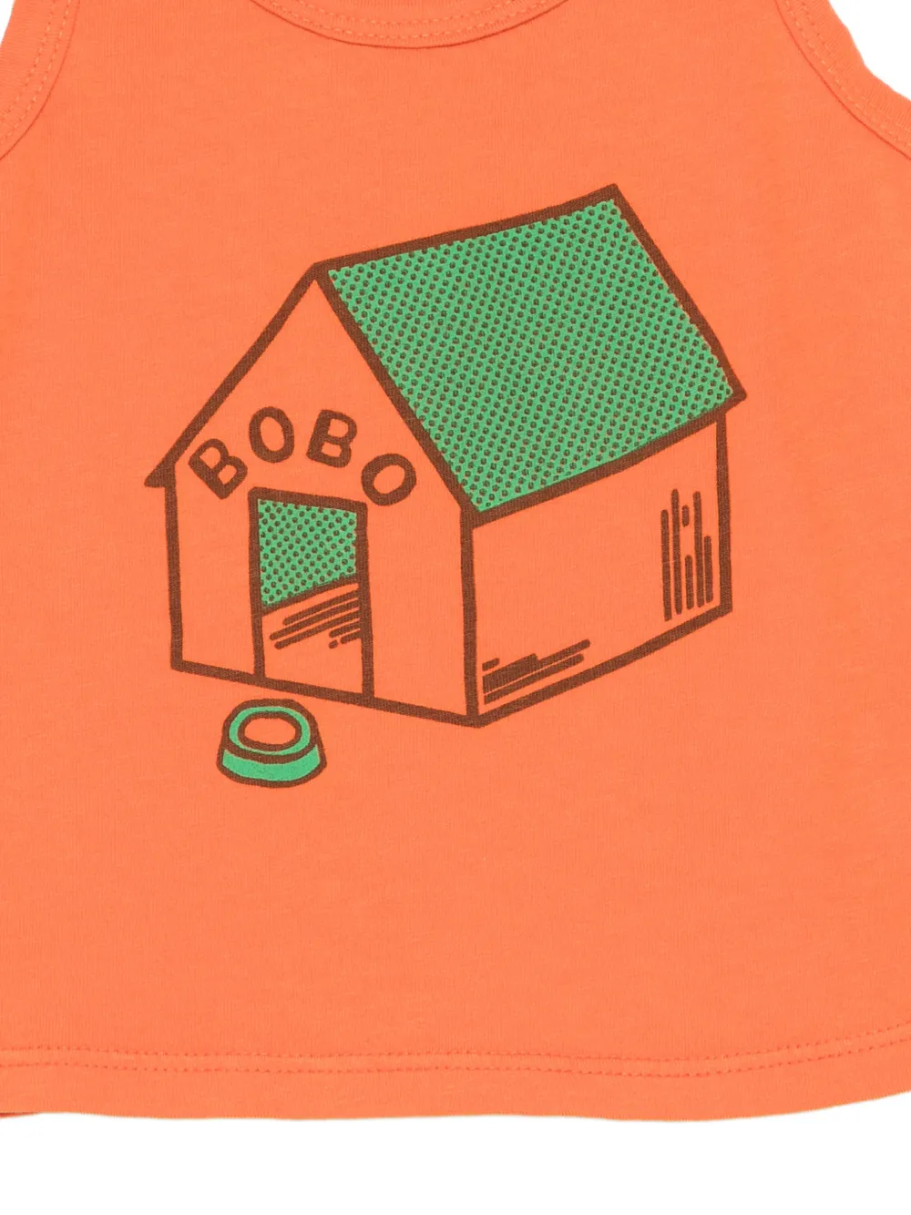 Жилет с графическим принтом "Pickles Is At Home" Bobo Choses, оранжевый — фото 3