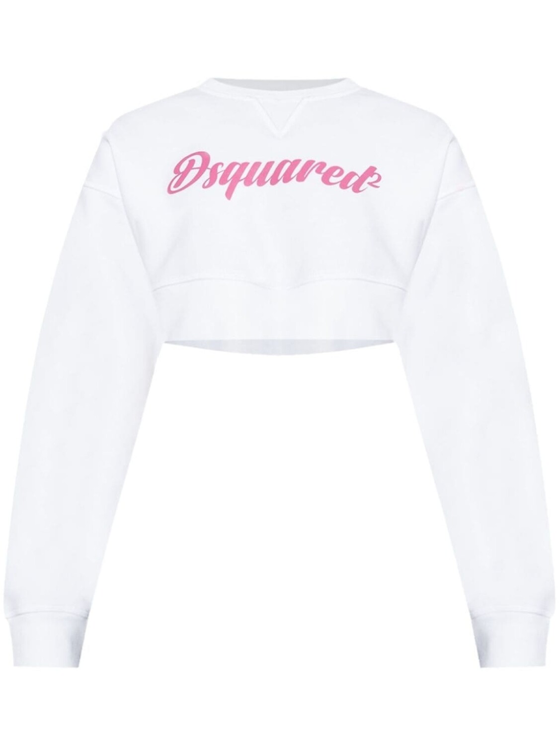 

Dsquared2 укороченная толстовка с логотипом, белый