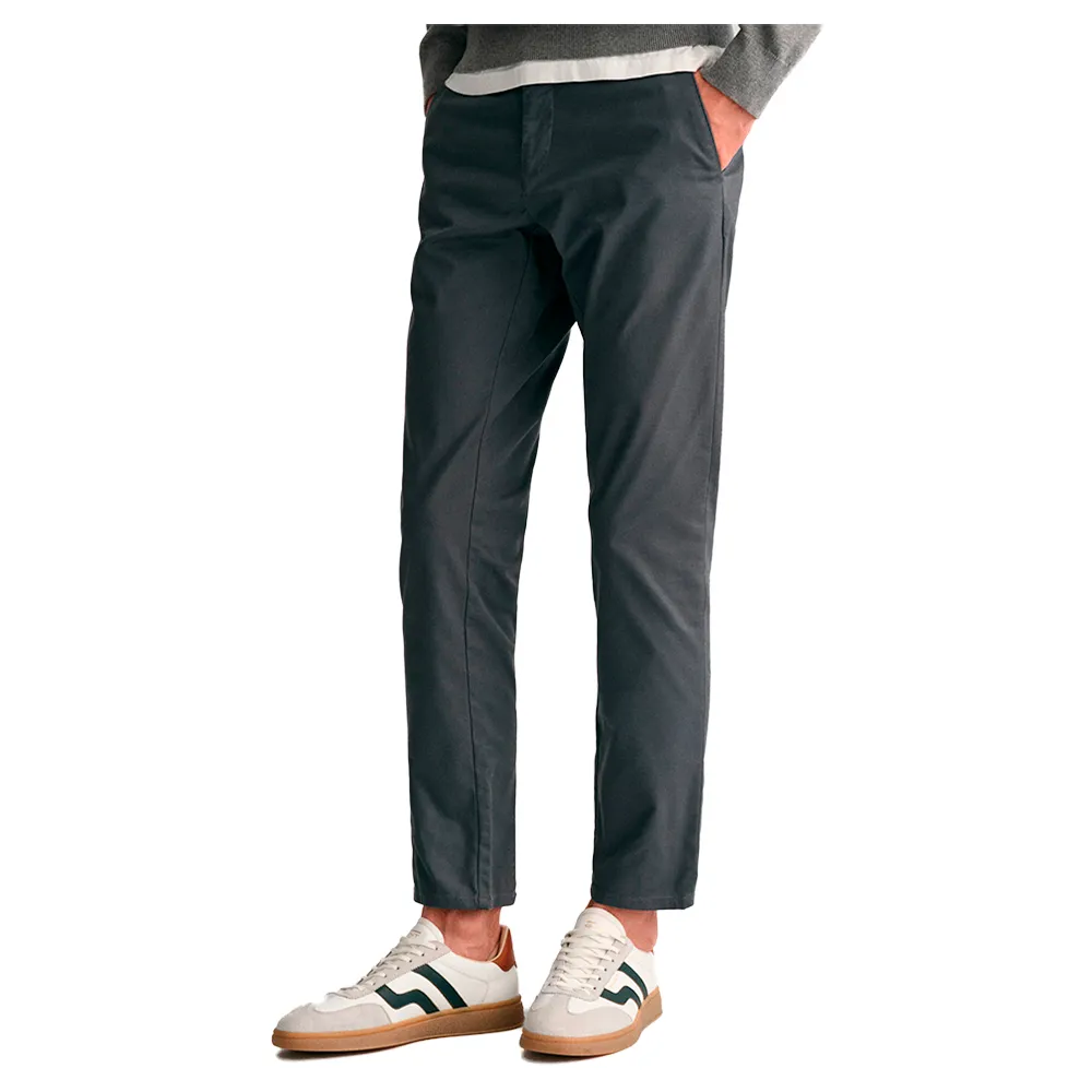 

Брюки чинос Gant Slim Chinos, серый