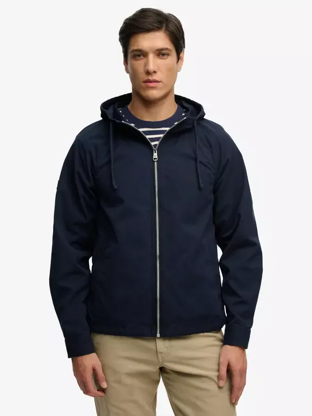 Куртка на молнии Superdry, Washed Navy — фото 4